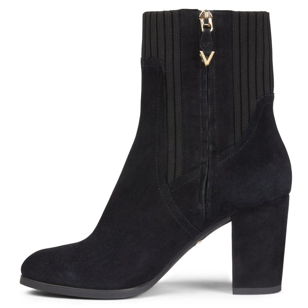 Vionic Women's Perk Kaylee Dress Boot-Supportive Ladies Suede Heeled Boots That
